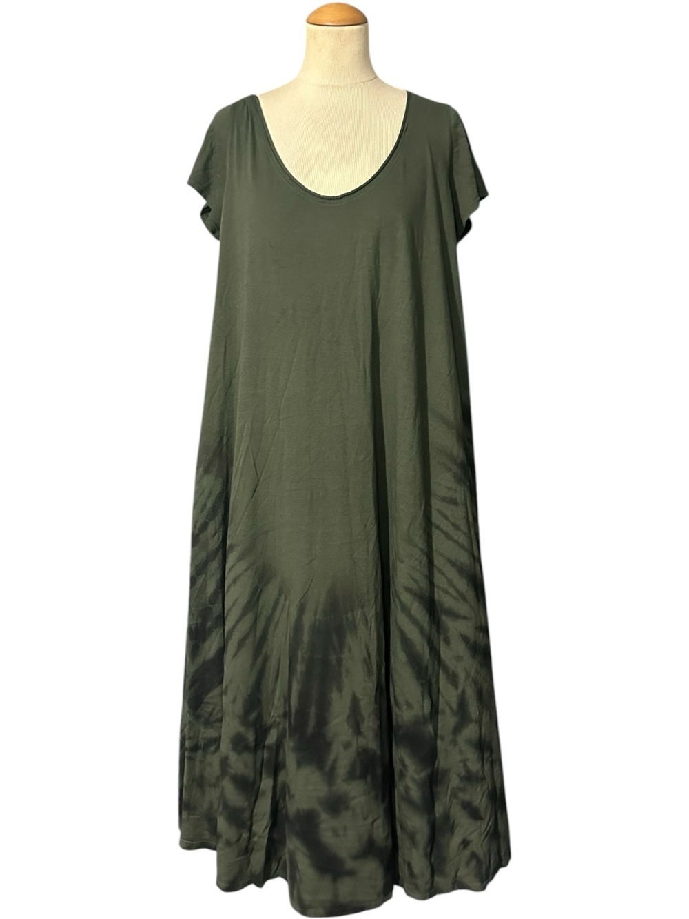 We the Free Tie-Dye Maxi Dress Olive Green Size Small